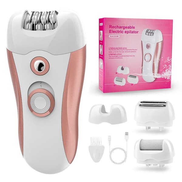 INF Elektrisk 3-i-1-ladyshaver for kvinner KS-009