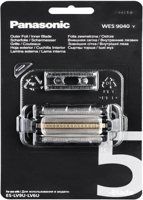 Panasonic WES9040Y1361 - Reservdelssats med blad och galler för elektrisk rakapparat, precision och hållbarhet