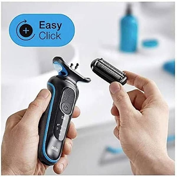 Braun Series 5 50-M1000S elektrisk rakapparat - Huvud - Män - 50 min autonomi - Tvättbar under vatten