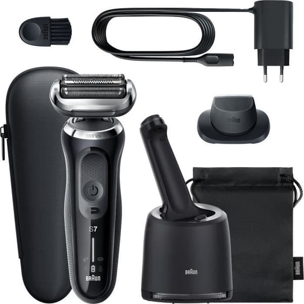 BRAUN Series 7 71-N7200cc elektrisk rakapparat - med precisionstrimmer - AutoSense-teknik - Svart