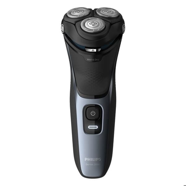 PHILIPS 3100-serien uppladdningsbar elektrisk rakapparat - 3 flexibla huvuden - 60 min batteritid
