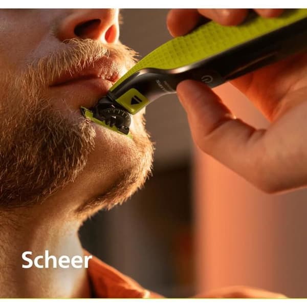 Elektrisk Rakapparat - PHILIPS - OneBlade 360 QP2724/23 - 100% vattentät - Batteritid 45 min - Hållbart blad