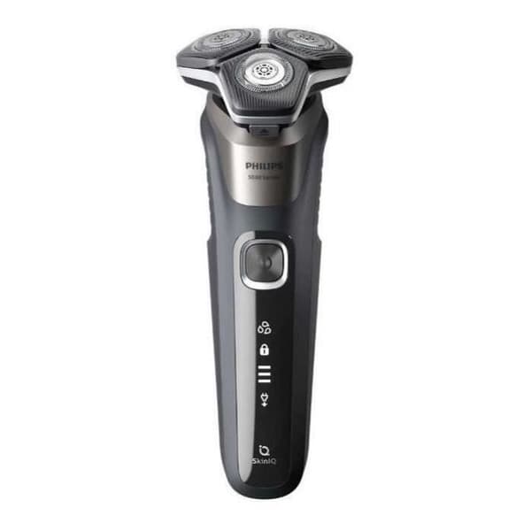 PHILIPS - 3-huvud rakapparat - Litiumjonbatteri - Series 5000 - autonomi 60 min - kolgrå - S5887.10