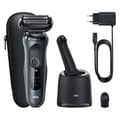 Miniatyrbild 1 av 4: Braun Series 6 elektrisk rakapparat - Med Smart Care Center - Grå - Tvättbart huvud - Li-Ion-batteri - Våt &amp; torr