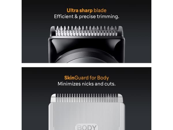 Braun AIO5560, Sort, Grå, 0,5 mm, 2,1 cm, Batteri, 120 min, Innebygd batteri