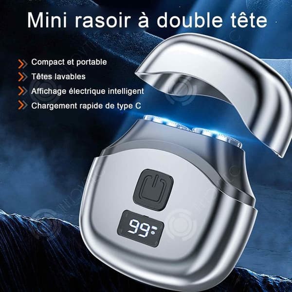 INN elektrisk rakapparat 900mah Mini elektrisk rakapparat för mäns skägg Smart Razor Uppladdningsbar elektrisk rakapparat för män