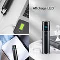 Miniatyrbild 4 av 4: INN Rakapparat 2w 2000mAh LED digital display snabbladdning 8D powerbank rund elektrisk rakapparat bärbar elektrisk rakapparat