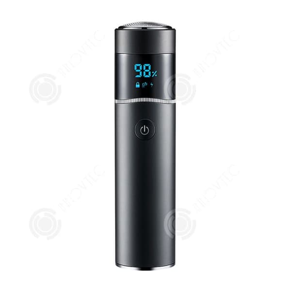 INN Rakapparat 2w 2000mAh LED digital display snabbladdning 8D powerbank rund elektrisk rakapparat bärbar elektrisk rakapparat