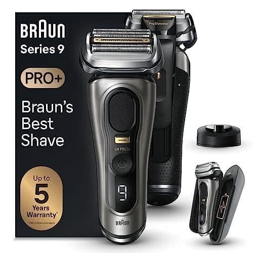 BRAUN SERIES 9 PRO+ 9525S WET&amp;DRY SYSTEM ÄDELMETAL 218061