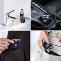 Miniatyrbild 4 av 4: INN Elektrisk rakapparat 500mAh kompakt och bärbar uppladdningsbar rakapparat för män med LED-ljuseffekt 2 justerbara hastigheter