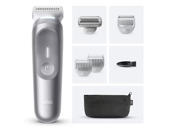 Braun Series 7 BG7550, Våt och torr, Batteri, Grå