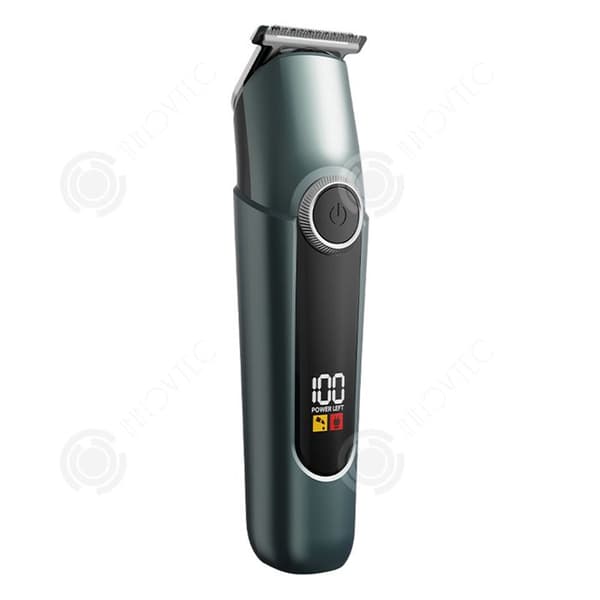 INN Elektrisk rakapparat 600mAh 5 i 1 uppladdningsbar rakapparat för män set rakapparat med LCD-skärm perfekt present för män