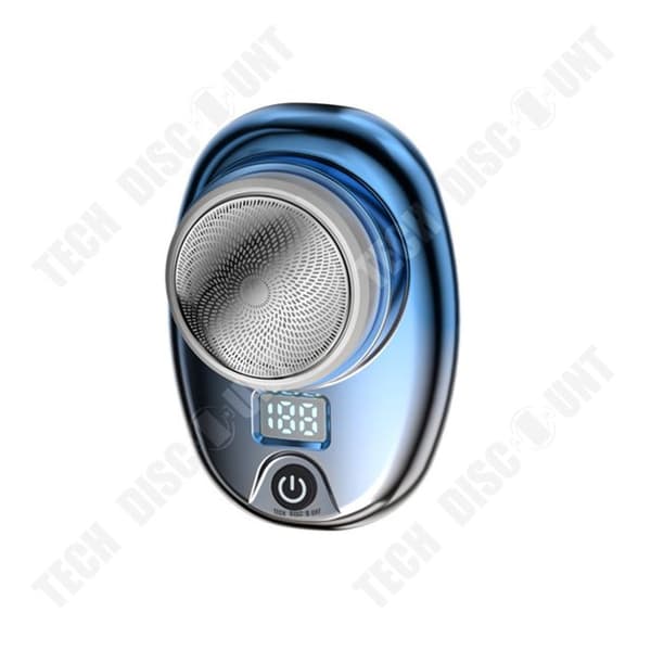TD® Mini Portable Travel Compact Rakapparat för män Typ-C Laddningssmart digital display