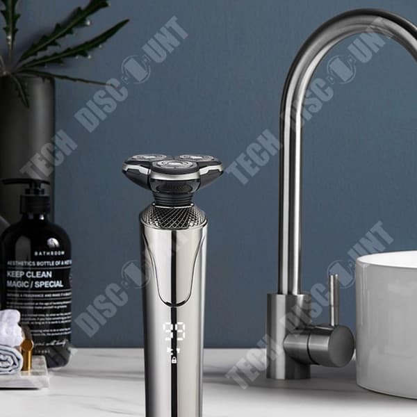 TD® Elektrisk rakapparat smart högeffekt LCD-skärm uppladdningsbar rakhyvel body wash skäggskärare bästa presenten för män