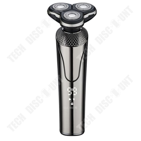 TD® Elektrisk rakapparat smart högeffekt LCD-skärm uppladdningsbar rakhyvel body wash skäggskärare bästa presenten för män