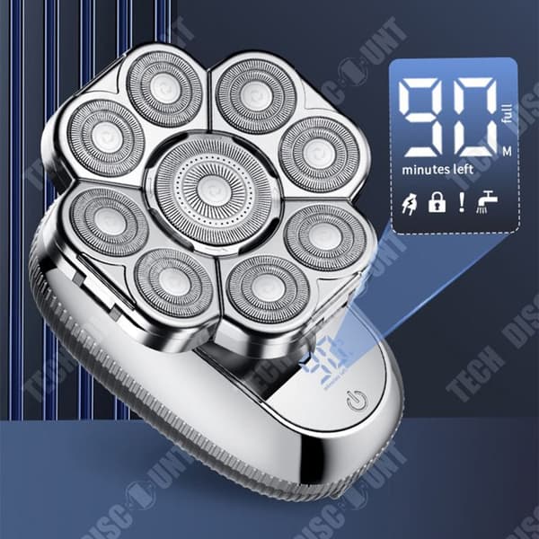 TD® vattentät elektrisk rakapparat för män 6 i 1 multifunktionell elektrisk rakapparat Barber Nose Hair Set Present för män