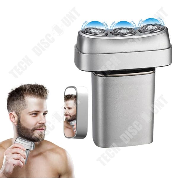 TD® elektrisk rakapparat Minirakapparat Bärbar elektrisk rakapparat 3 i 1 rakapparat Rakapparat för män Bästa presenten för män