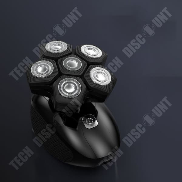 TD® vattentät elektrisk rakapparat Multifunktion magnetiskt sughuvud rakhyvel 5 i 1 rakkit för män Present