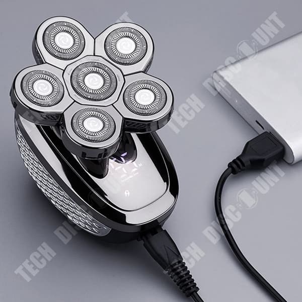 TD® Vattentät elektrisk rakapparat smart touch switch elektrisk rakapparat för män vattentät multifunktions 3D flytande rakhyvel
