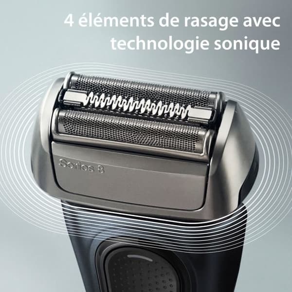Rakapparat - BRAUN - SERIES 8 8513s - 4 rakelement - Wet&amp;Dry - 60 min - Svart