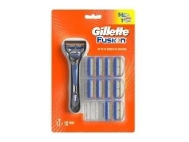 Gillette Fusion, Blå, Grå, 1 stykker
