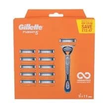 Gillette - Fusion Manual Razor + 10 Blades /Skincare