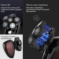 Miniatyrbild 3 av 4: INN elektrisk rakapparat 5W Flytande rakning 360 grader LED-display tvättbar USB-laddningsport Multifunktionell med förvaringsväska