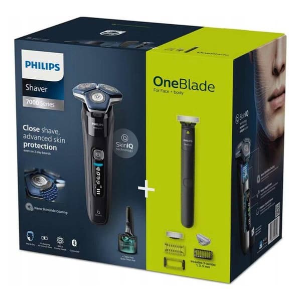 PHILIPS S7886/78 våt- och torrrakapparat OneBlade elektrisk rakapparat