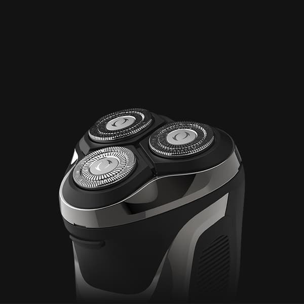 INF Avansert elektrisk barbermaskin med LCD og pop-up skjeggtrimmer