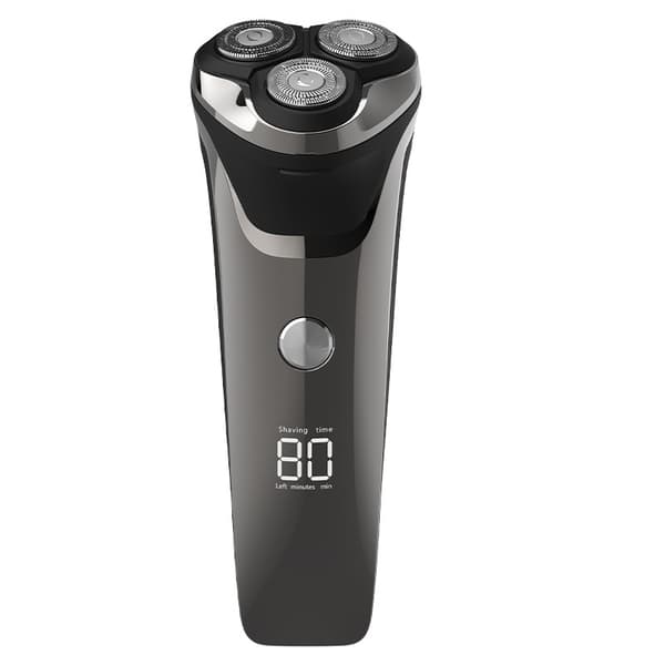 INF Avansert elektrisk barbermaskin med LCD og pop-up skjeggtrimmer