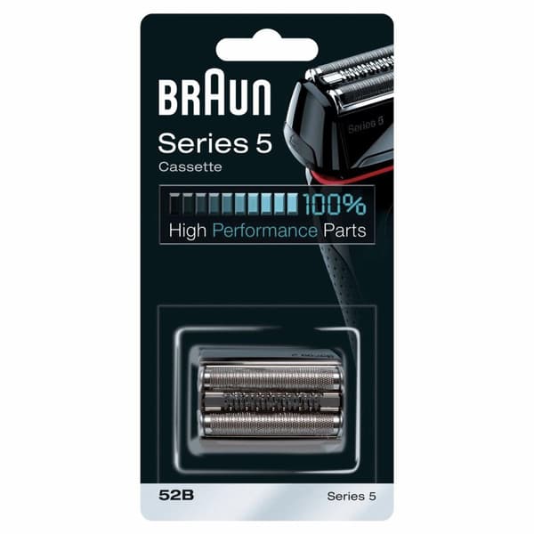 Braun Series 5 52B Cassette Black - Erstatningsfolie