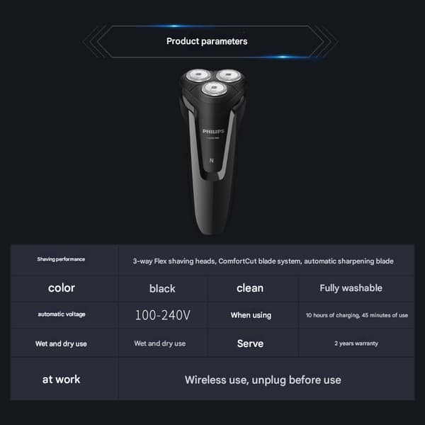Philips rakapparat S1010 Elektrisk rakapparat för män