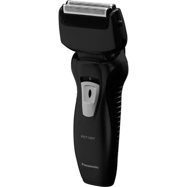 Panasonic ES-RW31-K503 Rakapparat för män 2 blad uppladdningsbar våt och torr, integrerad trimmer, ergonomisk, svart