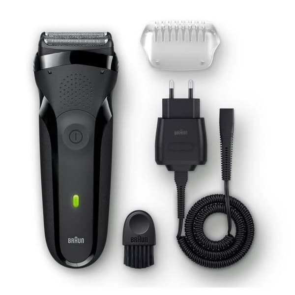 BRAUN SERIES 3 300S Uppladdningsbar rakapparat - Svart