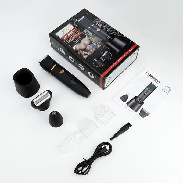 INF Multifunktionell Lady Shaver Set 388 Svart - Len Hud