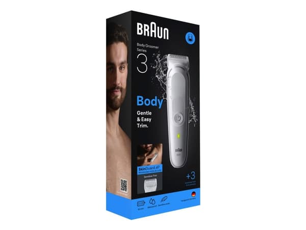 Braun Series 3 BG3530, Batteri, Grå