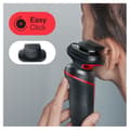 Miniatyrbild 4 av 6: Braun Series 5 elektrisk rakapparat med precisionstrimmer - Röd