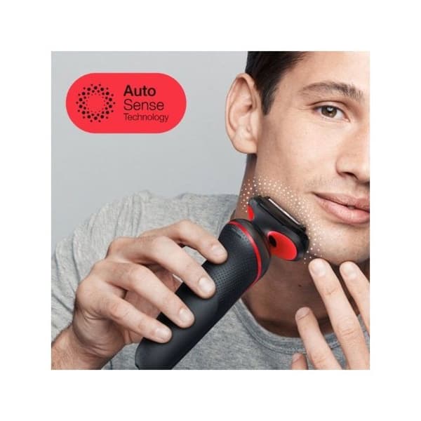 Braun Series 5 elektrisk rakapparat med precisionstrimmer - Röd