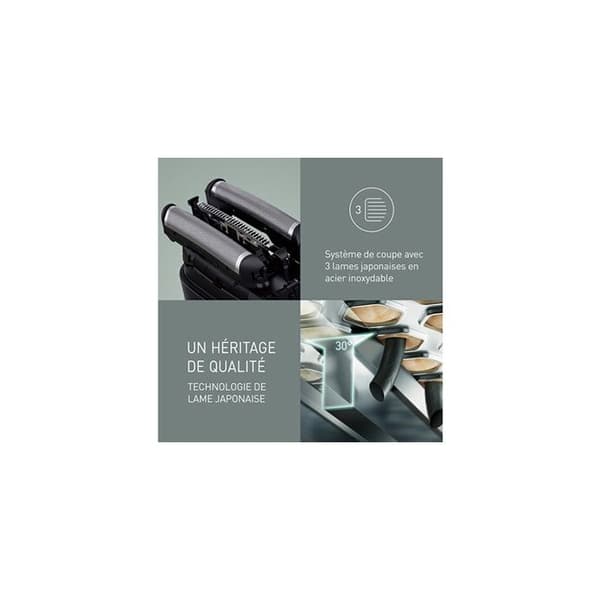 Elektrisk Rakapparat - PANASONIC - ES-CM3BKS503 - 3 Blad - Vattentålig - Användning Torr eller Under Vatten