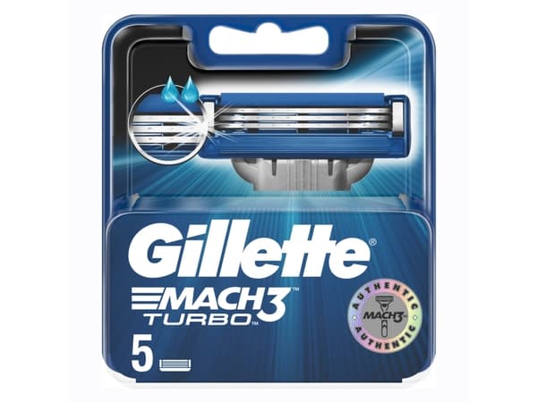 Gillette Barberblade Mach3 Turbo 5-pack