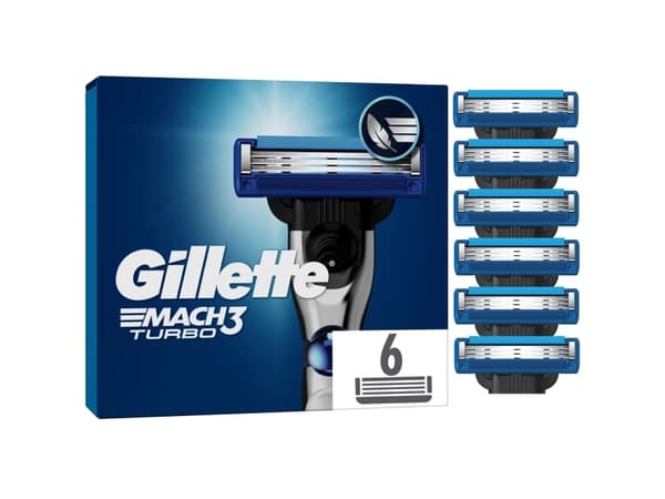 Rakblad Mach3 Turbo 6st
