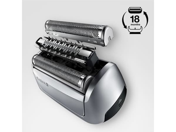 Braun Series 8 Cassette 83M, Barberingshode, 1 hoder, Sølv, 18 måned(er), Braun, Series 8