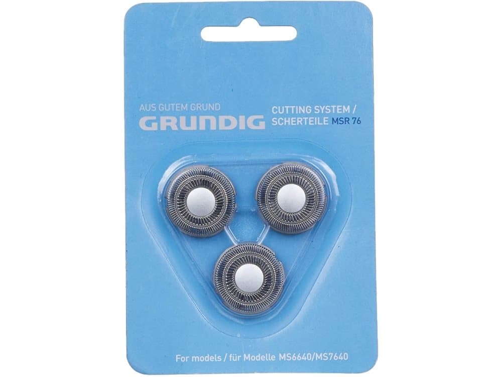 Grundig replacement cutter head MSR 76 (silver, for MS 6640 / MS 7640)
