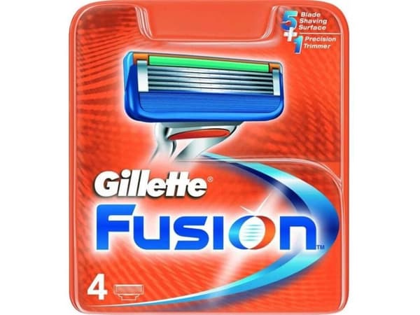 Gillette Fusion barberblader - 4 stk