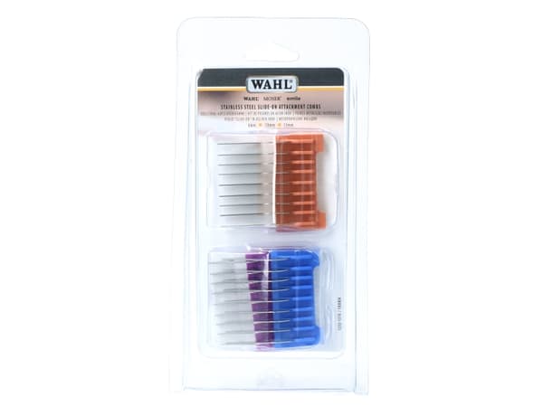 Wahl/ Moser rustfritt stål skyve-kamsett 6, 10 og 13mm