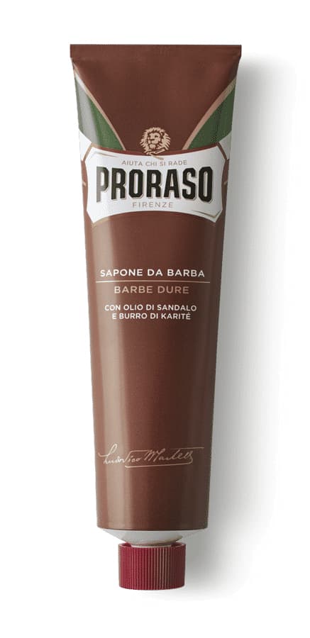 Proraso Proraso Red Soap for shaving hard facial hair in a comfortable 150 ml tube