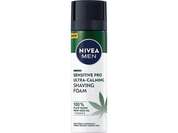 Nivea NIVEA_Men Sensitive Pro Ultra-beroligende barberskum barberskum med hampfrøolje 200ml