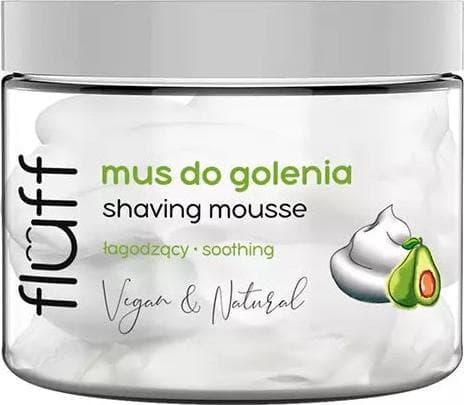 Fluff Super Food Barbermousse barbermousse med avokado og niacinamid 200 ml