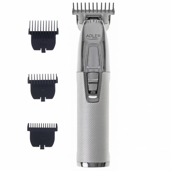 Adler AD 2836s Profesjonell trimmer - USB, sølv Sølv