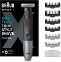 Miniatyrbild 1 av 7: Braun Series X XT5200 -skäggtrimmer